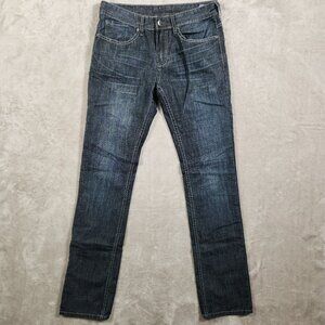 BUFFALO David Bitton Evan Jeans Slim, Straight Fit Mens Dark wash Pre-owned